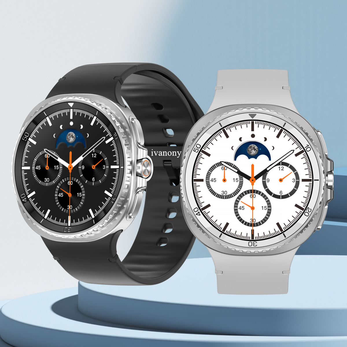 Heart Rate Gps Watch - Smart Watch Man with Rotating Bezel