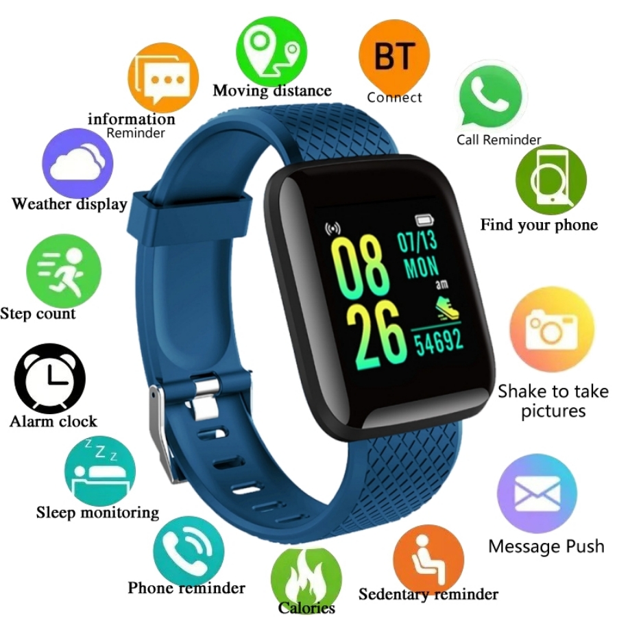 Smartwatch Watches For Mens - Sport Smartwatch Fitness Bracelet Music Control
