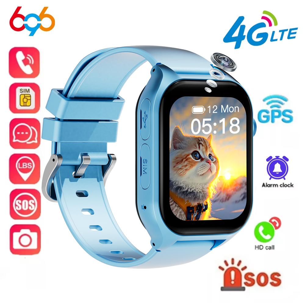 Smartwatch Watches For Kid Boy With Gps - Smart Watches 4G Kids GPS AGPS