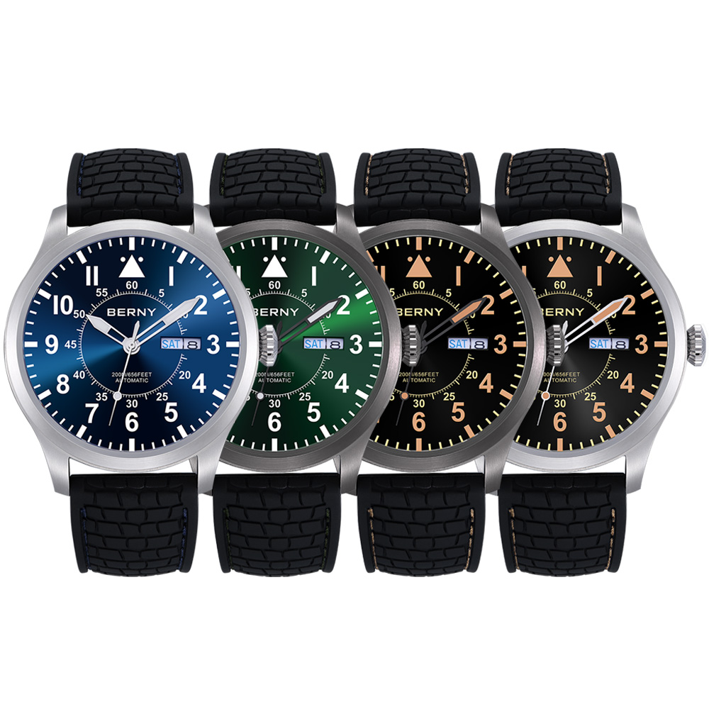 BERNY 20Bar Diver Men's Automa - Seiko Watch Presage 评论和价格