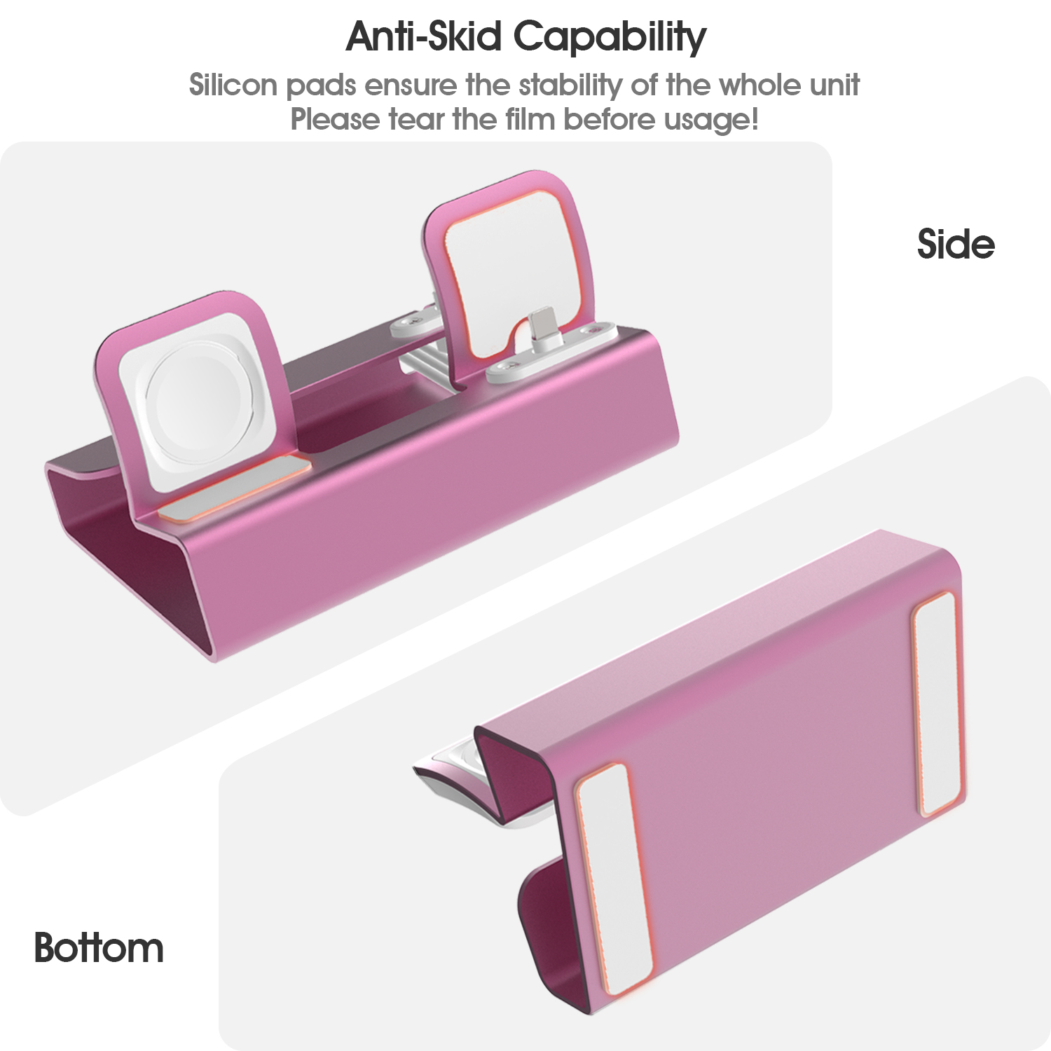 Aluminum 3in 1 Charging Dock F - Watch Xs8 评论和价格