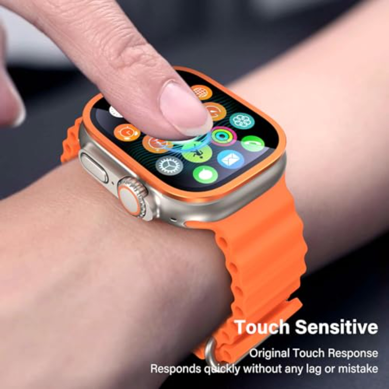 2PCS HD Metal Tempered Glass F - Smartwatch Watches For Mens 评论和价格
