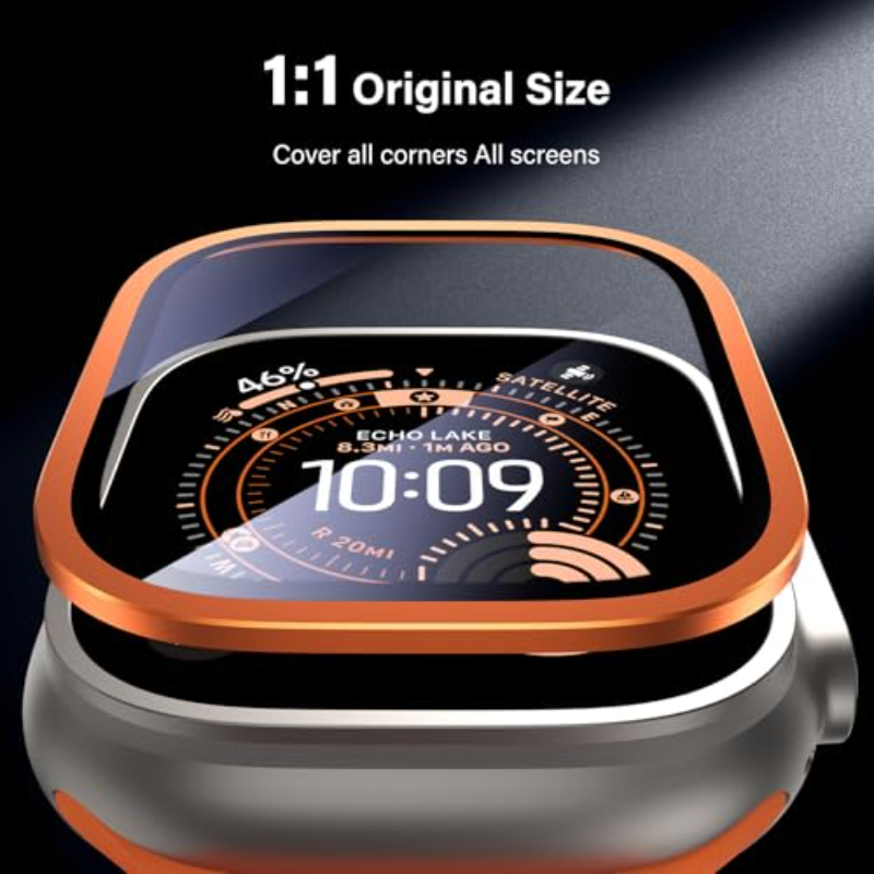 2PCS HD Metal Tempered Glass F - Smartwatch Watches For Mens 评论和价格