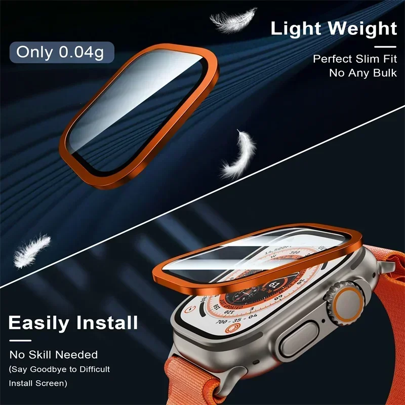 2PCS Titanium Metal Frame for  - Smartwatch Watches For Mens 评论和价格