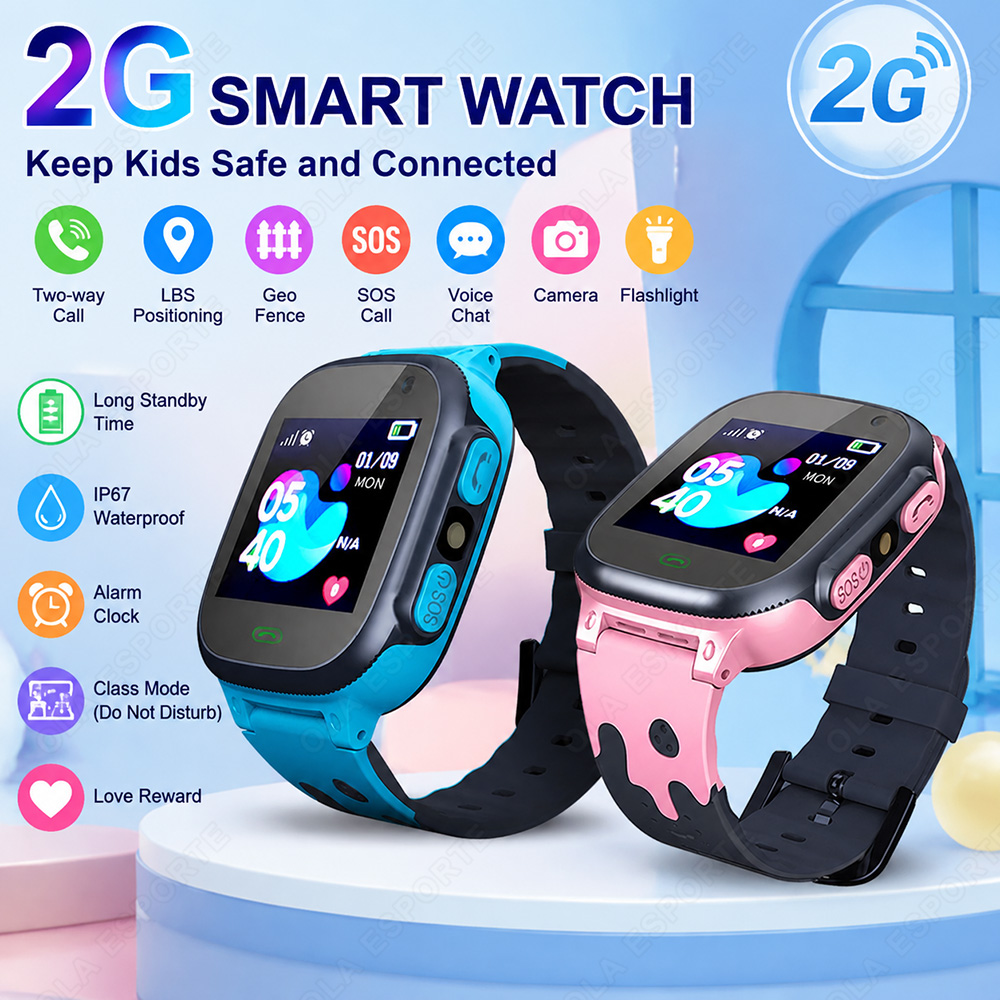 New Kids Smart Watch Child HD  - Smartwatch Watches For Kid Boy With Gps 评论和价格