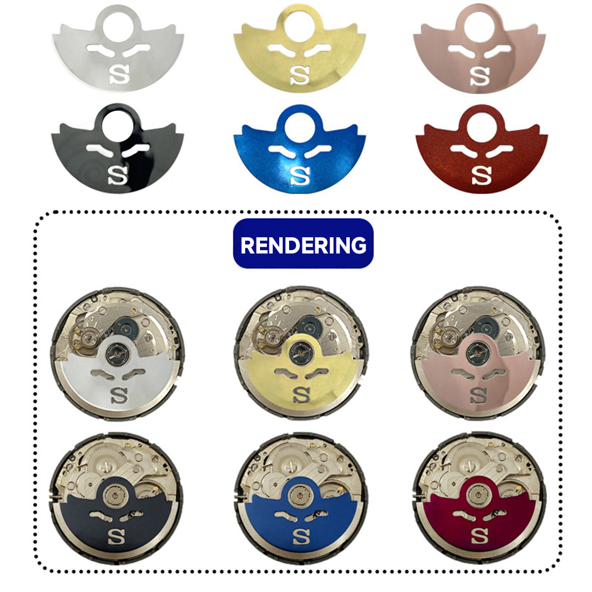 Movement Oscillating Rotors Au - Watch Movement Rotor 评论和价格