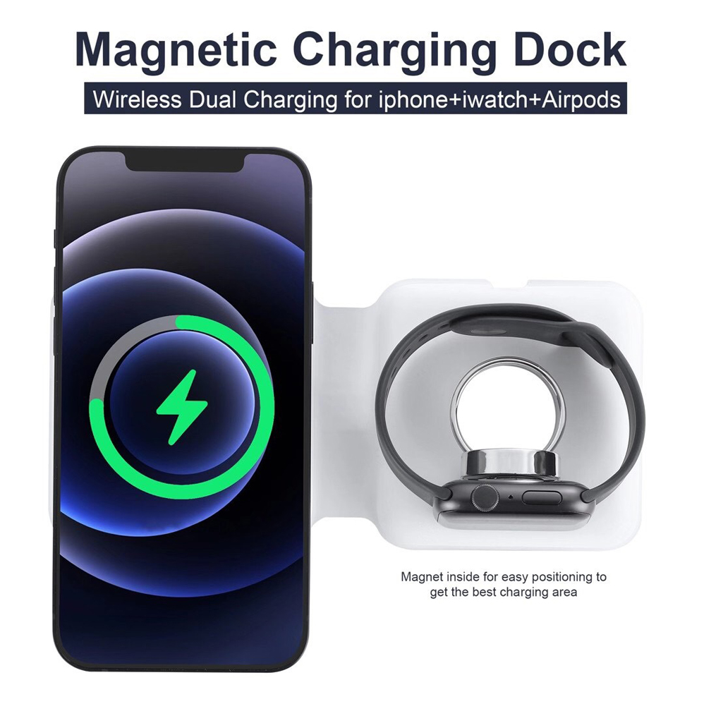 2IN1 Magnetic Wireless Charger - Watch Xs8 评论和价格