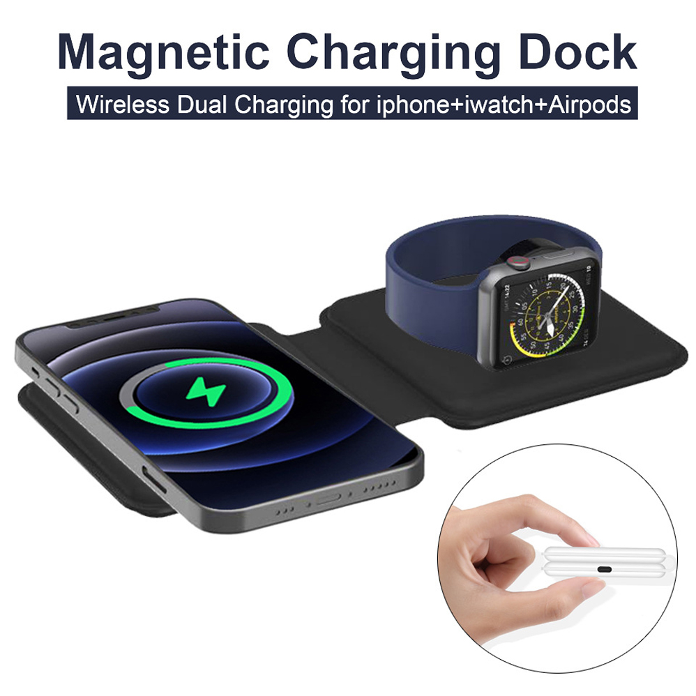 2IN1 Magnetic Wireless Charger - Watch Xs8 评论和价格