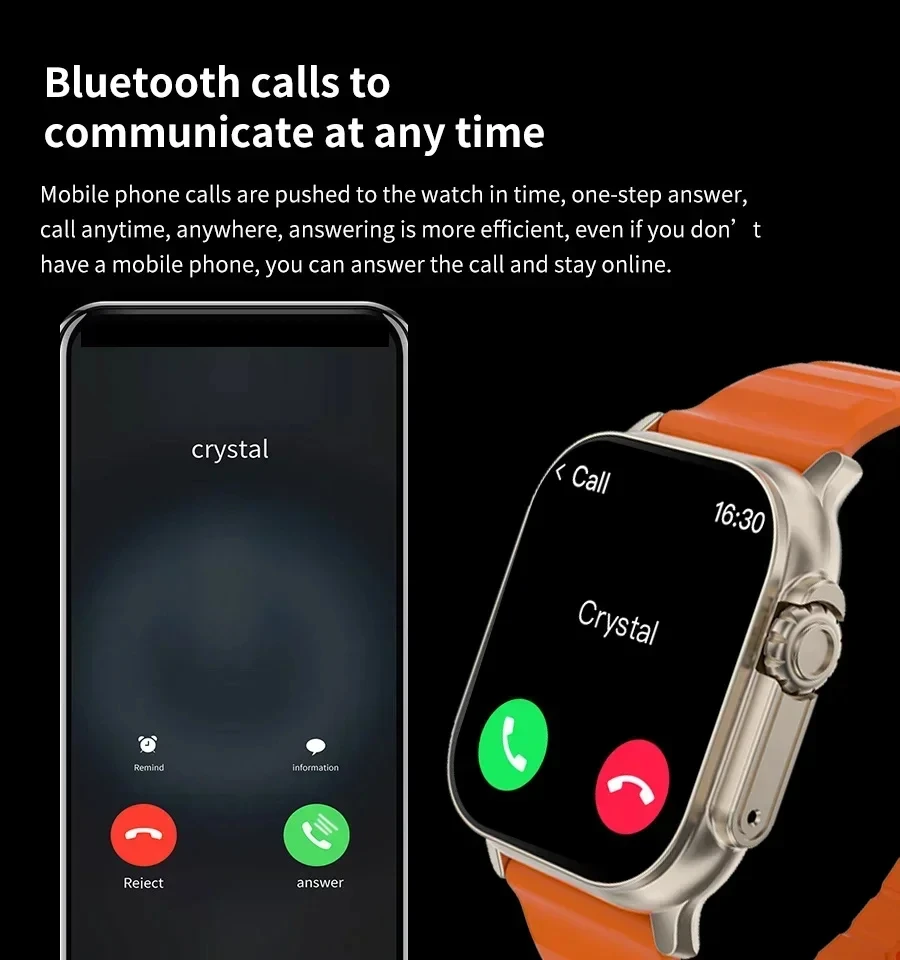 New Smartwatch Men 49mm Series - Watch Iwo 评论和价格