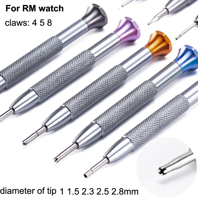 1 1.5 2.3 2.5 2.8mm Screwdrive - Watchmaker Screwdriver 评论和价格