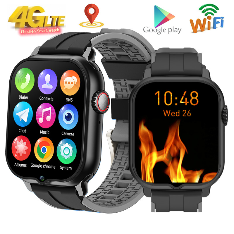 2024 Kids Watch Android 9.0 4G - Smartwatch Watches For Kid Boy With Gps 评论和价格