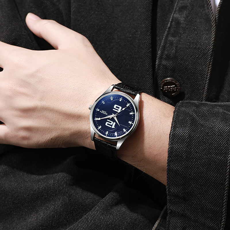 Luxury Men's Quartz Watch Blue - Smartwatch Watches Boys 评论和价格