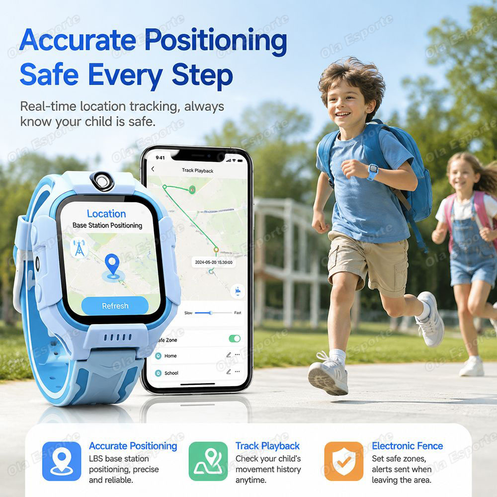 2027 New 2G/5G Kids Smart Watc - Smartwatch Watches For Kid Boy With Gps 评论和价格