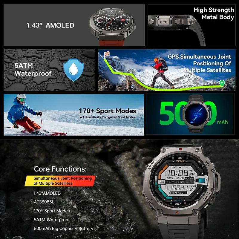 2026 New Military DM58 GPS Sma - Heart Rate Gps Watch 评论和价格
