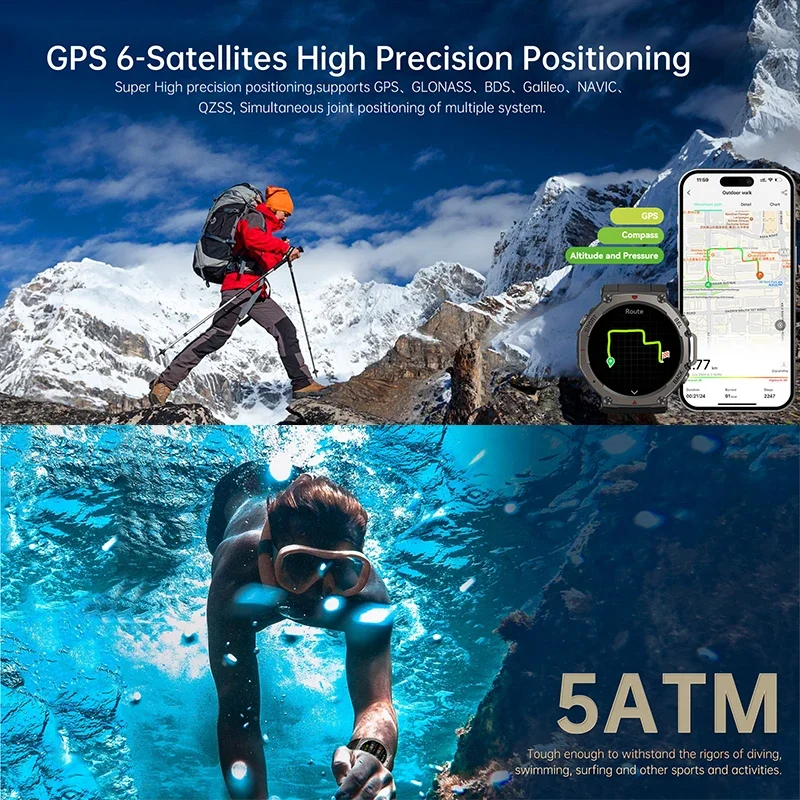 2026 New Military DM58 GPS Sma - Heart Rate Gps Watch 评论和价格