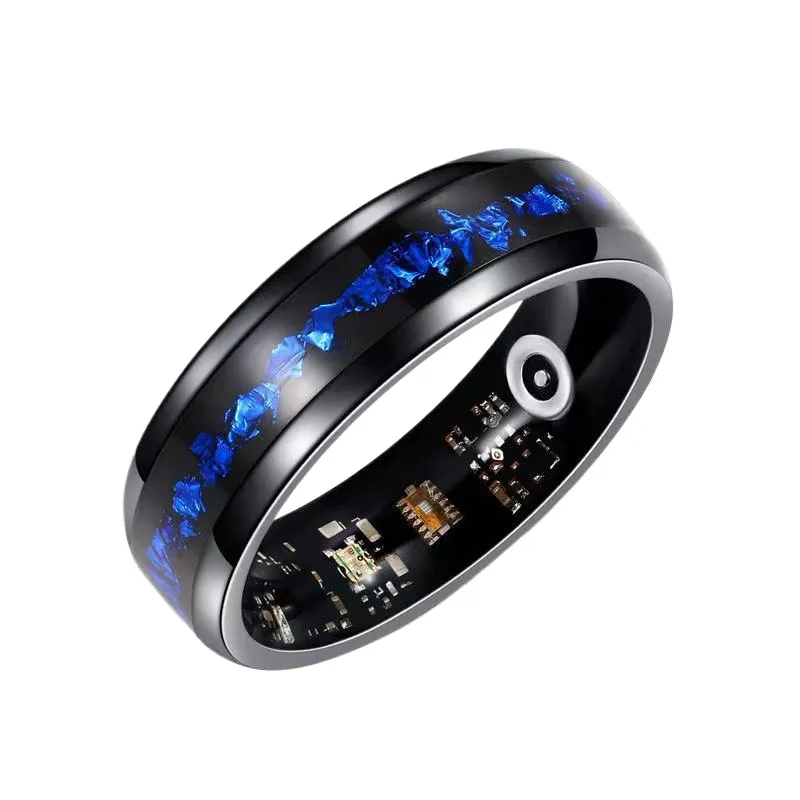 Smart Ring Blue Gold Foil Desi - Watch Smart Smartwatch 评论和价格