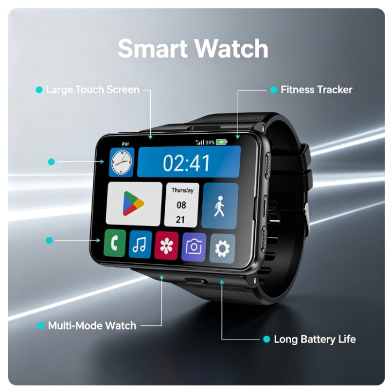 S999 Plus Smart Watch, 4G Andr - Smartwatch Watches For Mens 评论和价格