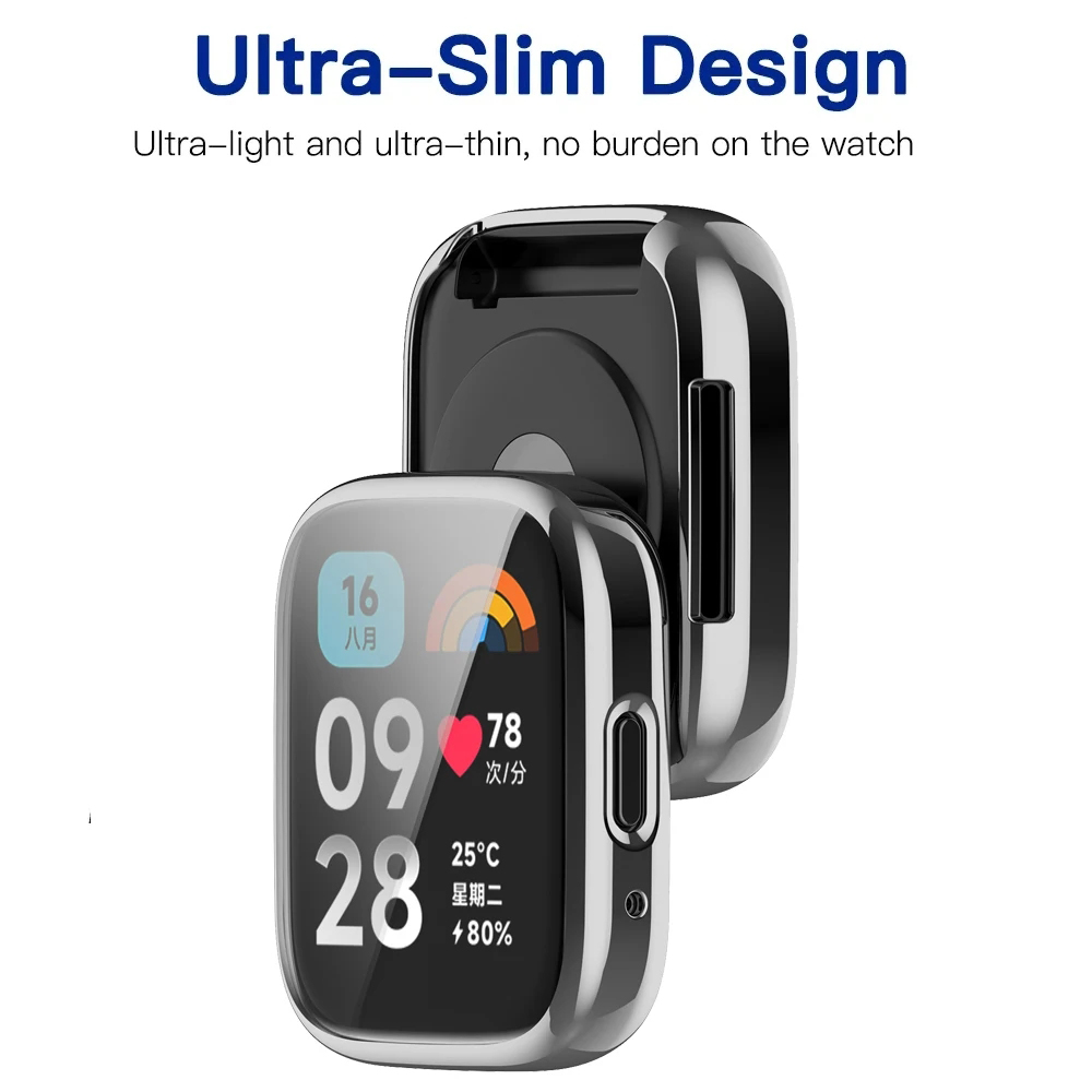 TPU Screen Protector Cover For - Smartwatch Watches Xiaomi 评论和价格