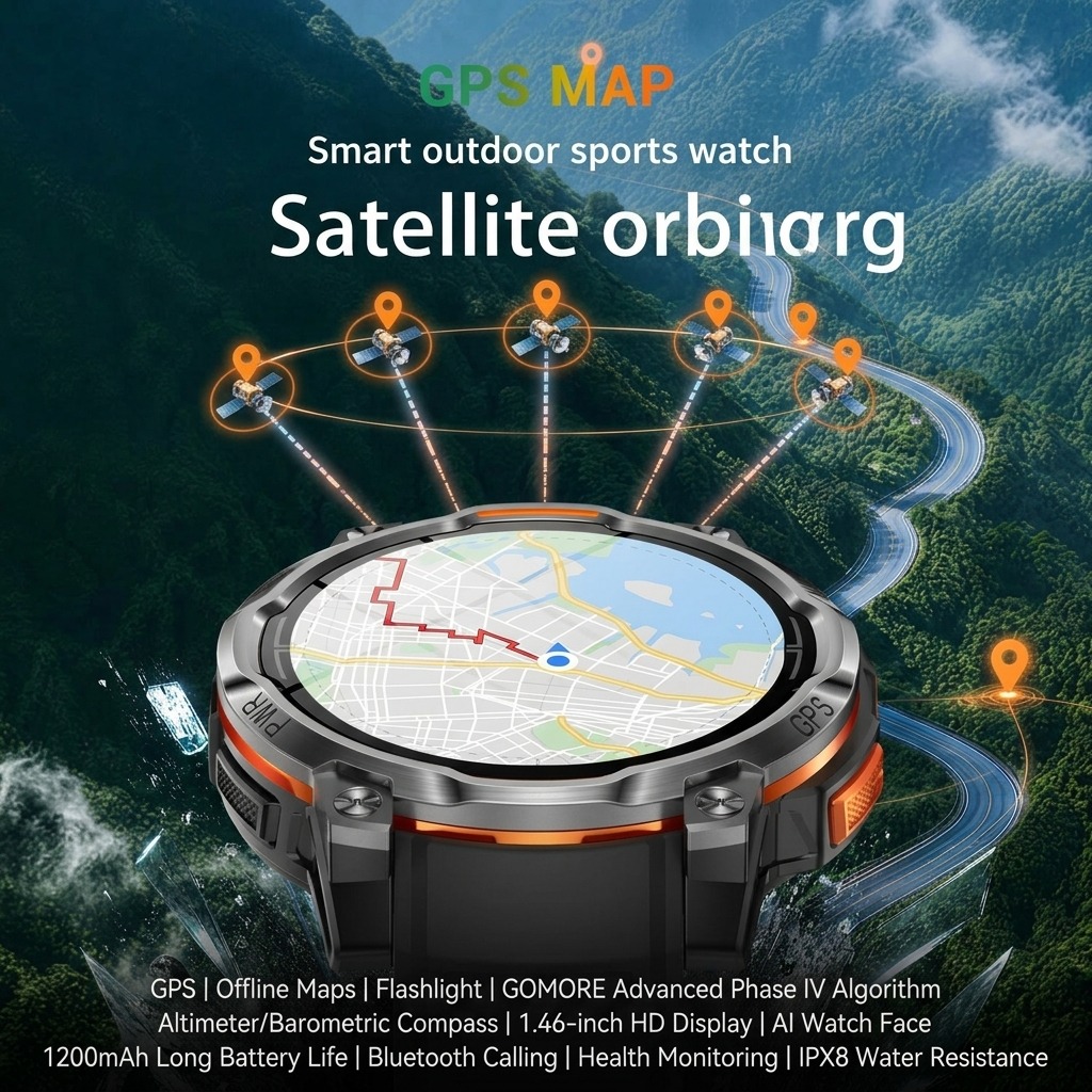 2026New Military Built-in GPS  - Watch Vs Smartwatch 评论和价格