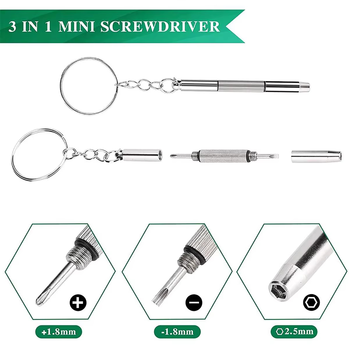 1~20Pcs Mini Hand Glasses Scre - Watchmaker Screwdriver 评论和价格