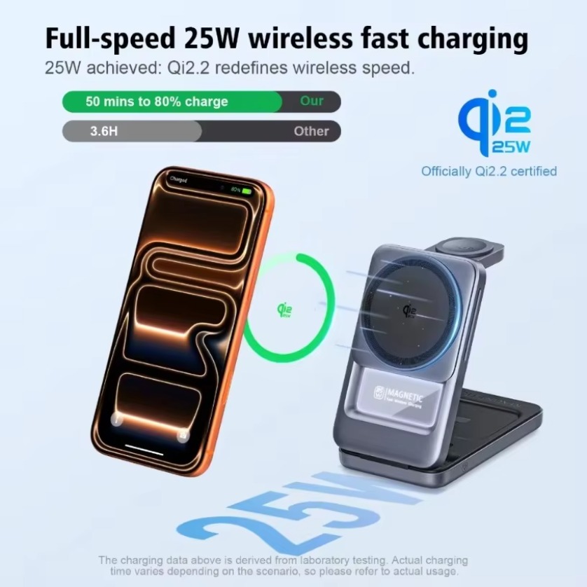 3 in 1 Magnetic Wireless Charg - Smartwatch Phone Watches 评论和价格