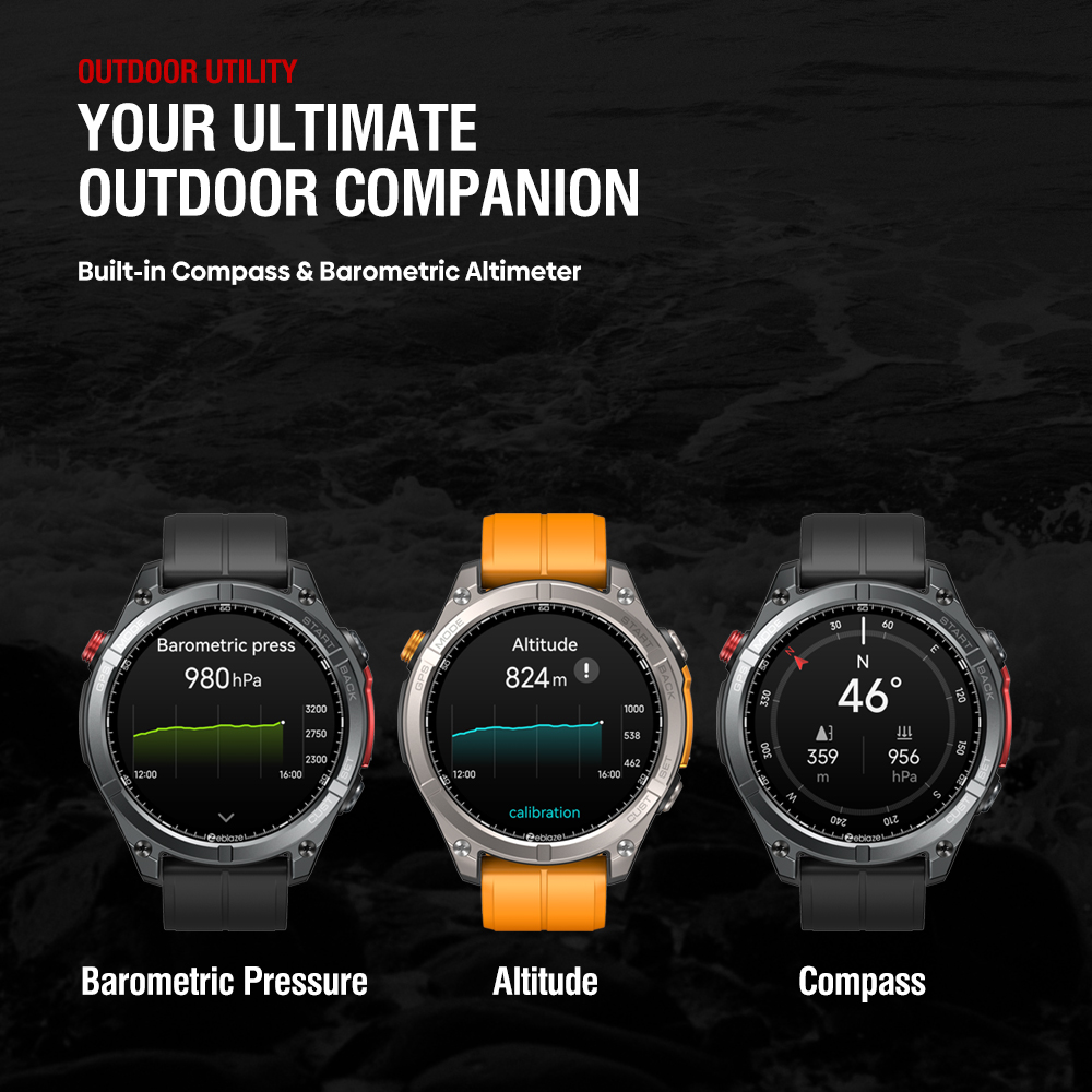 NEW Zeblaze Stratos 4 GPS Smar - Heart Rate Gps Watch 评论和价格