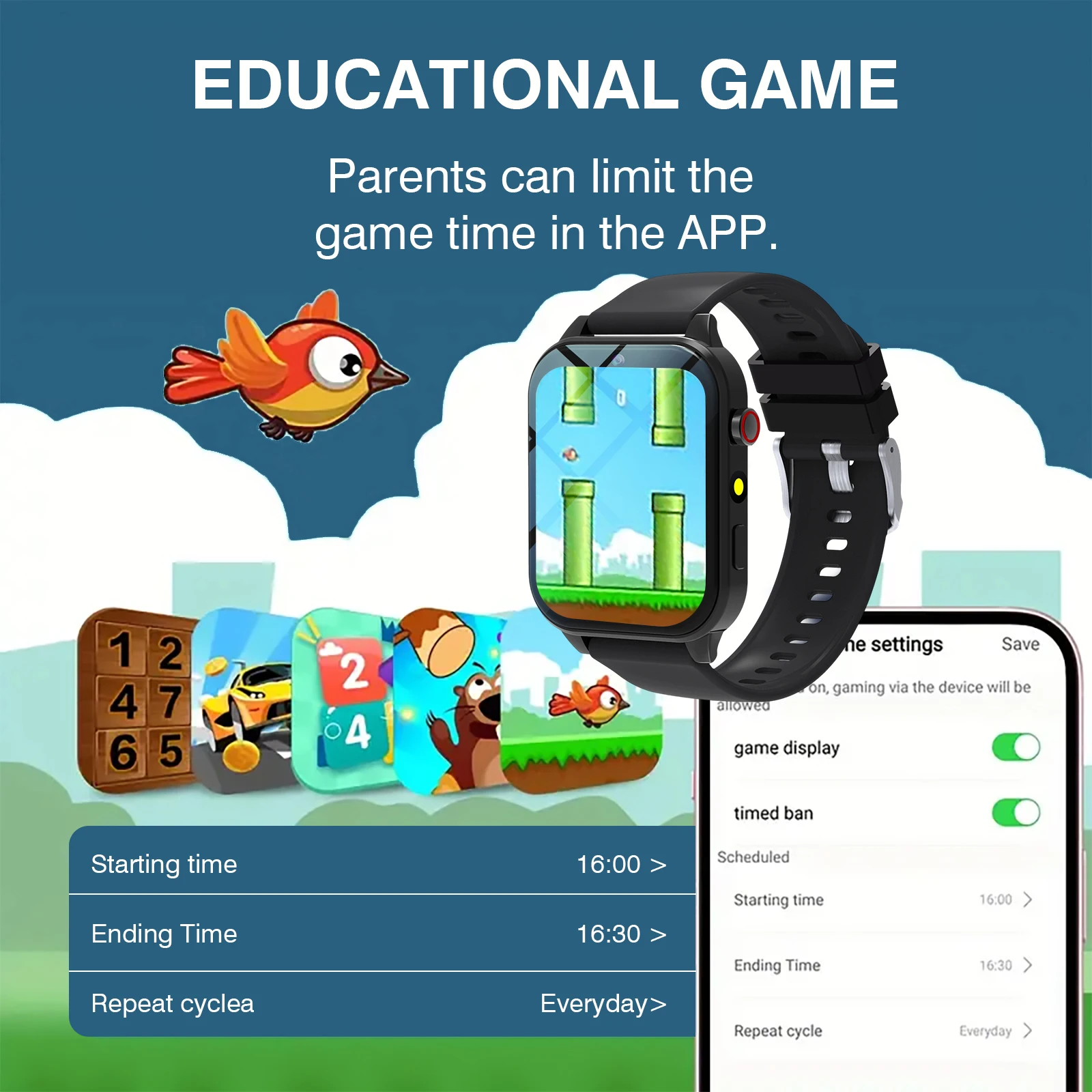 Kids′s Smart Watch 18 Games Ca - Smartwatch Watches Boys 评论和价格