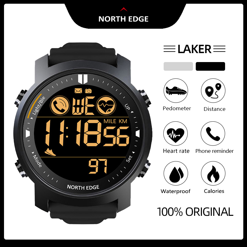 NORTH EDGE Mens Smart Watch He - Watch Iwo 评论和价格