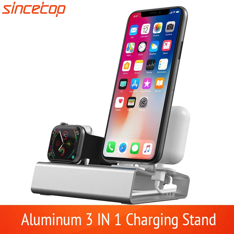 Aluminum 3 in 1 Charging Stand - Watch Xs8 评论和价格