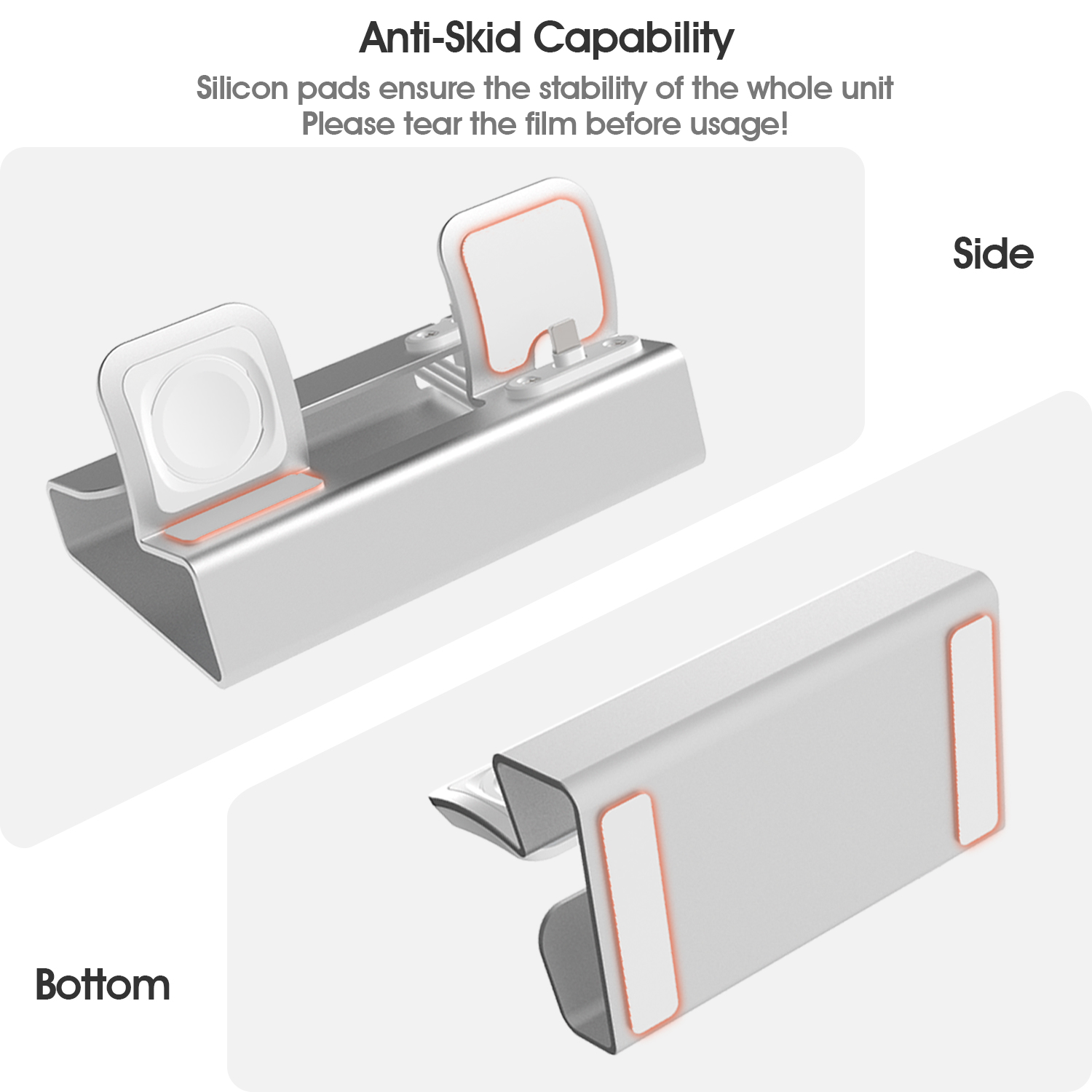 Aluminum 3 in 1 Charging Stand - Watch Xs8 评论和价格