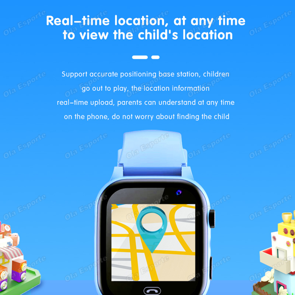 2027 Kids 5G Smart Watch GPS S - Smartwatch Watches For Kid Boy With Gps 评论和价格