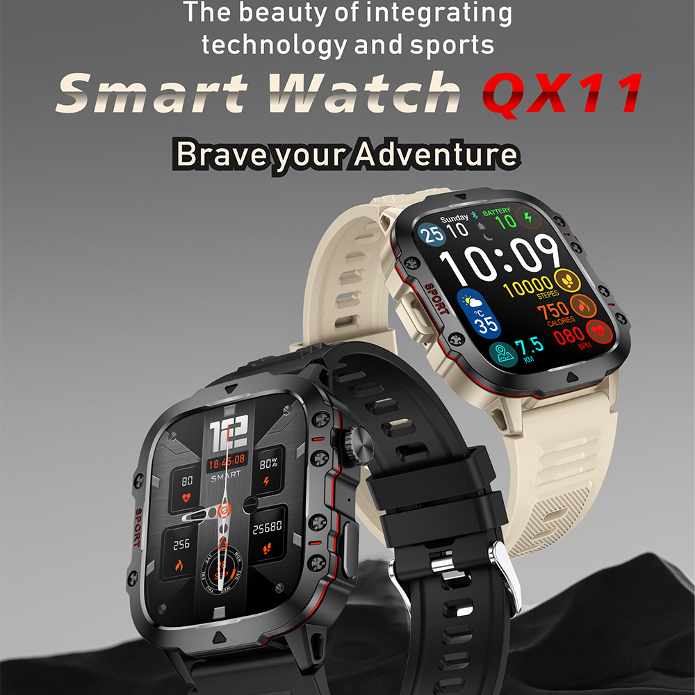 2024 New Rugged Man Black Smar - Watch Iwo 评论和价格
