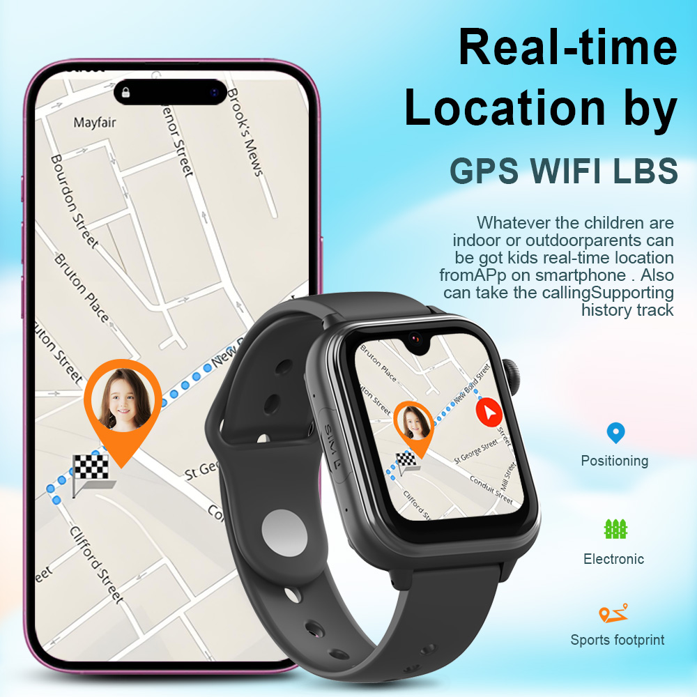 Wonlex KT37 GPS Smart Watch Ki - Smartwatch Watches For Boys 评论和价格