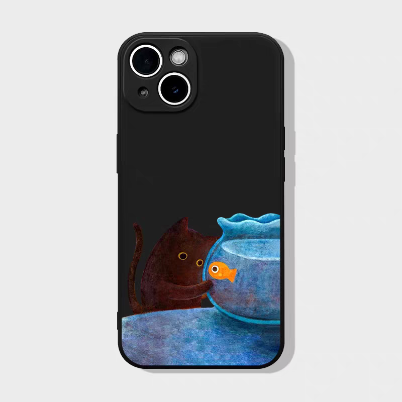 Fish Watching Cat Pattern Phon - Watch Xs8 评论和价格