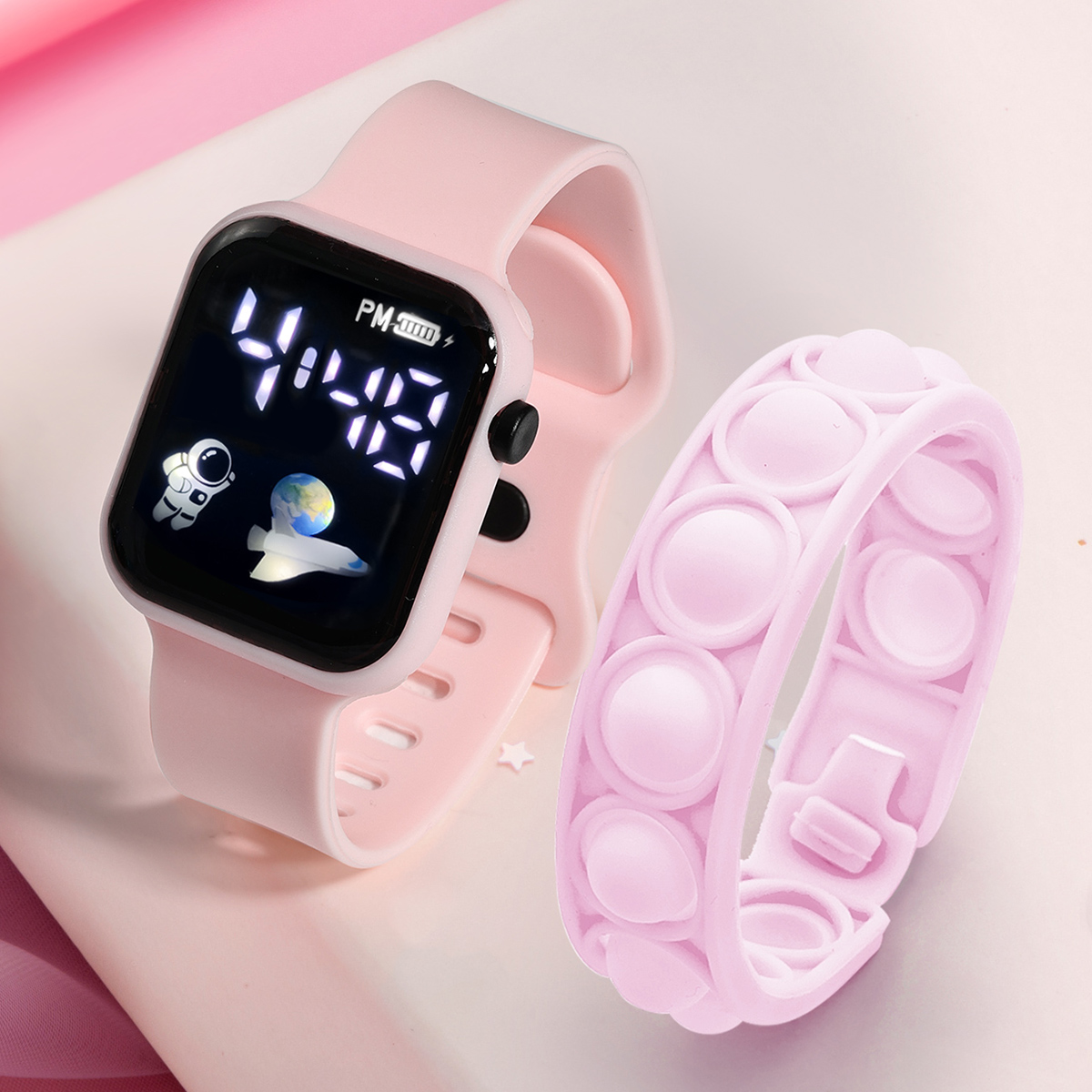 2PCS Children's Smart Watch Br - Smartwatch Watches Boys 评论和价格